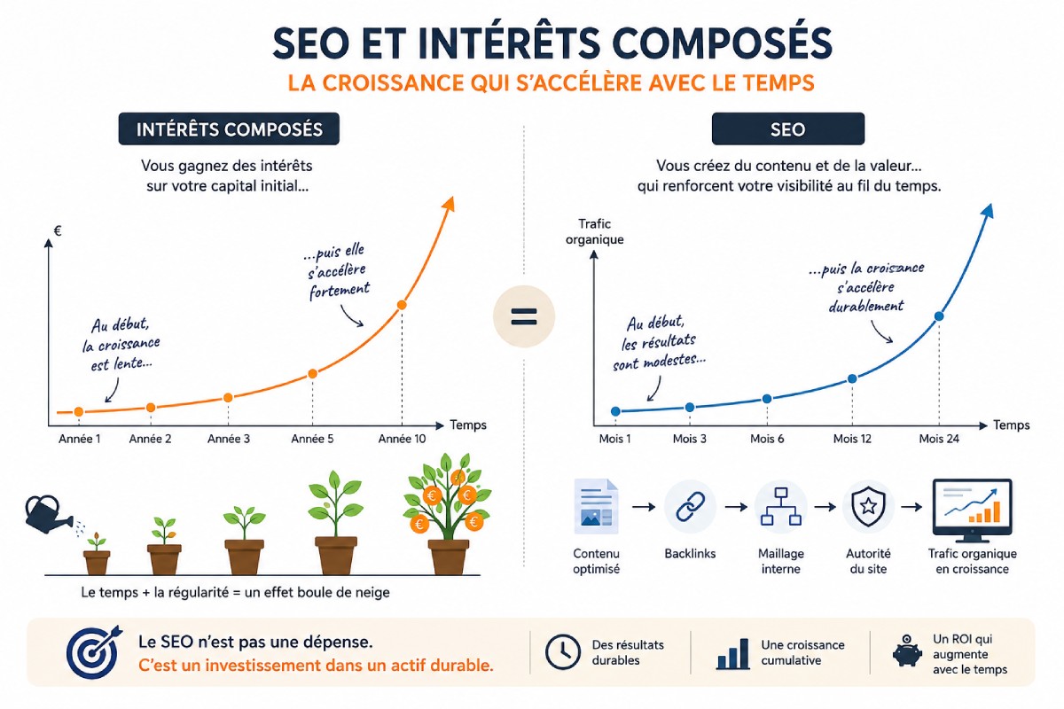 le SEO, c'est comme les intérêts composés